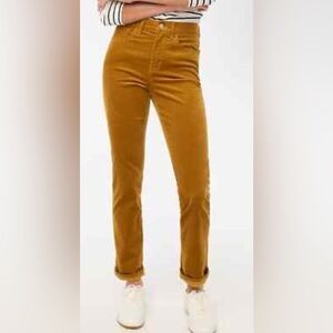 J.Crew Mustard Corduroy Pants